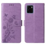 Embossed Butterfly Flowers Leather Phone Case, For vivo Y15A 4G Global / Y15s 4G, For vivo Y21 2021 / Y21s / Y33s 4G, For vivo Y76 5G / Y76s, For vivo Y17 / Y15 - Image 3