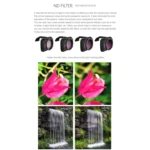 Sunnylife MM-FI9256 For DJI Mavic Mini / Mini 2 4 In 1 Drone ND4+ND8+ND16+ND32 Lens Filter - Image 6