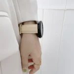 Genuine Leather Silver Buckle Replacement Strap Watchband - Image 3