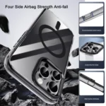 Airbag PC Hybrid TPU Magsafe Phone Case, For iPhone 16 Pro Max, For iPhone 16 Pro - Image 3