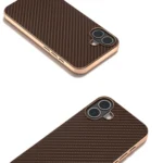 Nano Electroplating Carbon Fiber Texture Phone Case, For iPhone 16 Plus, For iPhone 16 - Image 3