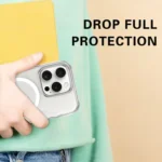 Metal Buttons MagSafe Magnetic PC Hybrid TPU Phone Case, For iPhone 16 Pro Max, For iPhone 16 Pro, For iPhone 16 Plus, For iPhone 16 - Image 7