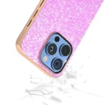 Electroplating Frame Colorful Glitter Phone Case, For iPhone 16 Pro Max, For iPhone 16 Pro - Image 4