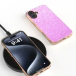 Electroplating Frame Colorful Glitter Phone Case, For iPhone 16 Plus, For iPhone 16 - Image 2
