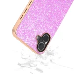 Electroplating Frame Colorful Glitter Phone Case, For iPhone 16 Plus, For iPhone 16 - Image 4