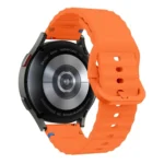 Wave Pattern Stitched Silicone Watch Band - Image 3