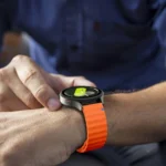 Wave Pattern Stitched Silicone Watch Band - Image 6