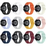 Button Style Quick Release Silicone Watch Band - Image 4