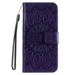Embossed Sunflower Pattern Flip Leather Phone Case, For Redmi 14C 4G - Image 2