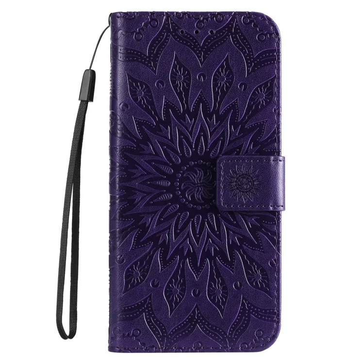 EDA007102701A_1.webp Embossed Sunflower Pattern Flip Leather Phone Case, For Redmi 14C 4G - Image 2