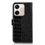 Crocodile Top Layer Cowhide Leather Phone Case, For Redmi 13X, For Redmi Note 14S 4G, For Redmi K80, For Redmi Turbo 4 Pro, For Redmi Note 14 5G - Image 3