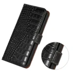 Crocodile Top Layer Cowhide Leather Phone Case, For Redmi 13X, For Redmi Note 14S 4G, For Redmi K80, For Redmi Turbo 4 Pro, For Redmi Note 14 5G - Image 7