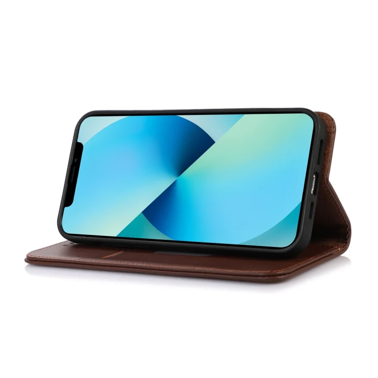 EDA007104201A_5.webp KHAZNEH Nappa Top Layer Cowhide Leather Phone Case, For Redmi 14C 4G - Image 6