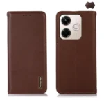 KHAZNEH Nappa Top Layer Cowhide Leather Phone Case, For Redmi 13X, For Redmi Note 14S 4G, For Redmi Turbo 4 Pro, For Redmi Note 14 5G, For Redmi Note 14 Pro 5G