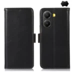 Magnetic Crazy Horse Texture Genuine Leather RFID Phone Case, For Xiaomi Poco X7 Pro, For Xiaomi 14T Pro, For Xiaomi 14T