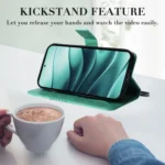 3D Butterfly Embossed Pattern Flip Leather Phone Case, For Redmi Note 14 5G, For Redmi Note 14 Pro / 14 Pro+ 5G - Image 6