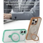 ZGA Magsafe Holder PC Hybrid TPU Phone Case, For iPhone 16 Plus, For iPhone 16 - Image 6