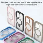 ZGA Magsafe Holder PC Hybrid TPU Phone Case, For iPhone 16 Plus, For iPhone 16 - Image 9