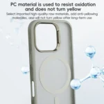 ZGA Magsafe Frosted PC Hybrid TPU Phone Case, For iPhone 16 Pro Max, For iPhone 16 Pro - Image 5