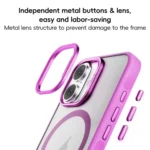 ZGA Magsafe Frosted PC Hybrid TPU Phone Case, For iPhone 16 Pro Max, For iPhone 16 Pro - Image 7