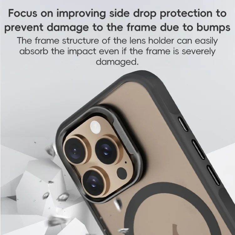 EDA0071151_B3.webp ZGA Magsafe Frosted PC Hybrid TPU Phone Case, For iPhone 16 Plus, For iPhone 16 - Image 4