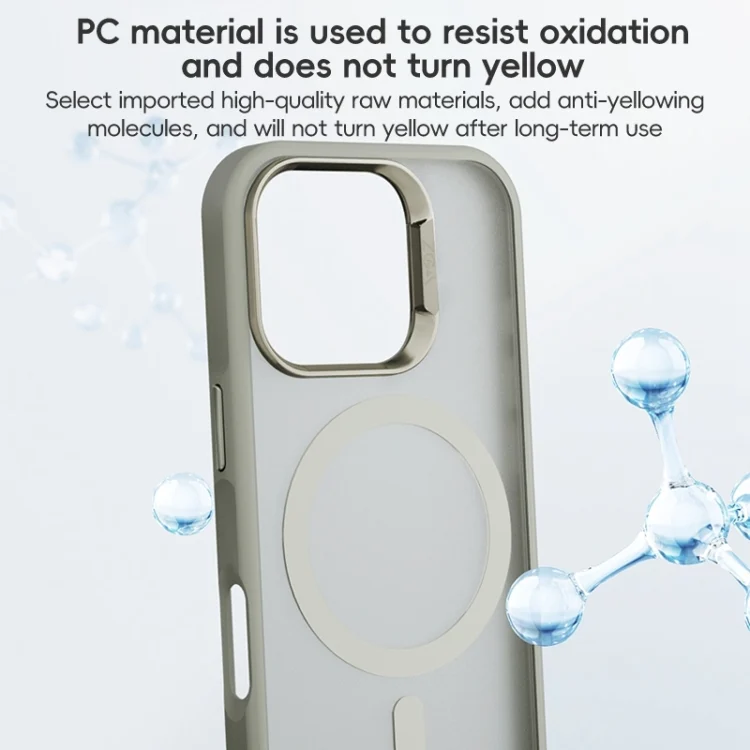 EDA0071151_B4.webp ZGA Magsafe Frosted PC Hybrid TPU Phone Case, For iPhone 16 Plus, For iPhone 16 - Image 5