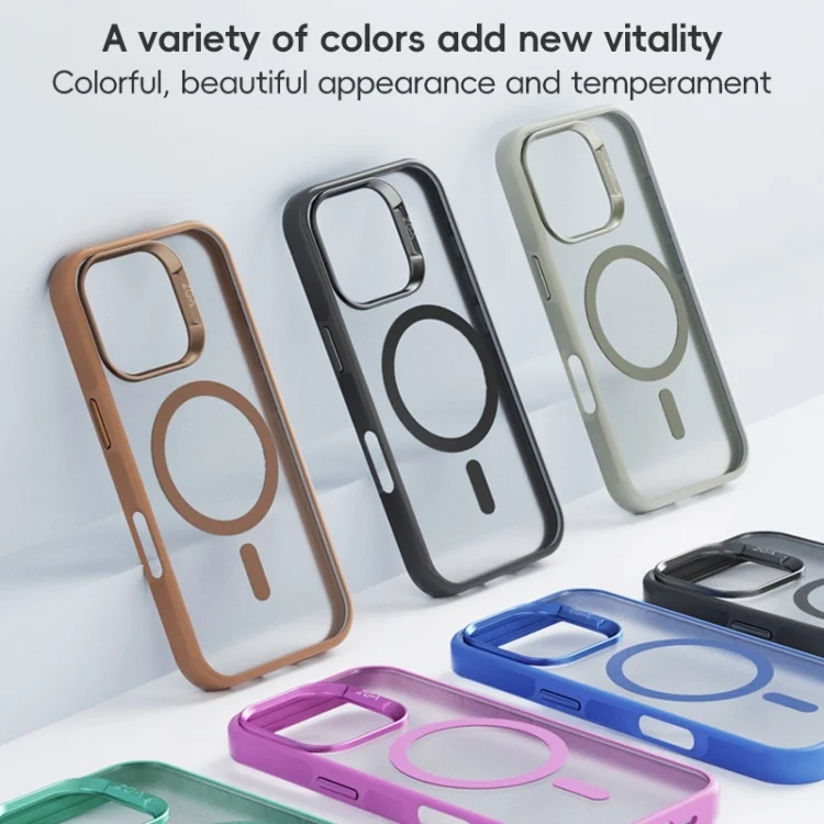 EDA0071151_B8.webp ZGA Magsafe Frosted PC Hybrid TPU Phone Case, For iPhone 16 Plus, For iPhone 16 - Image 9