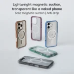 ZGA Colorful Airbag Magsafe PC Hybrid TPU Phone Case, For iPhone 16 Pro Max, For iPhone 16 Pro - Image 2