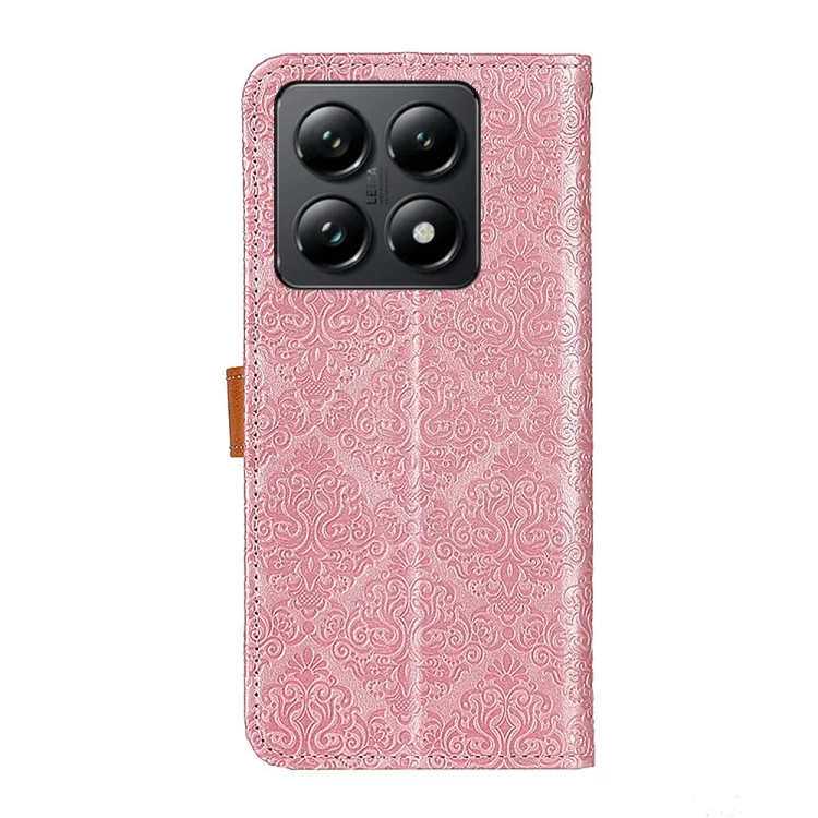 EDA007118001A_3.webp European Floral Embossed Leather Phone Case, For Xiaomi 14T Pro, For Xiaomi 14T - Image 4