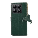 Genuine Leather Litchi Texture RFID Leather Phone Case, For Xiaomi 14T Pro, For Xiaomi 14T - Image 4