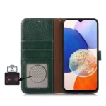 Genuine Leather Litchi Texture RFID Leather Phone Case, For Xiaomi 14T Pro, For Xiaomi 14T - Image 5