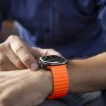 Wavy Grain Stitched Silicone Watch Band - Image 6