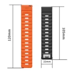 22mm Universal Magnetic Silicone Watch Band - Image 3