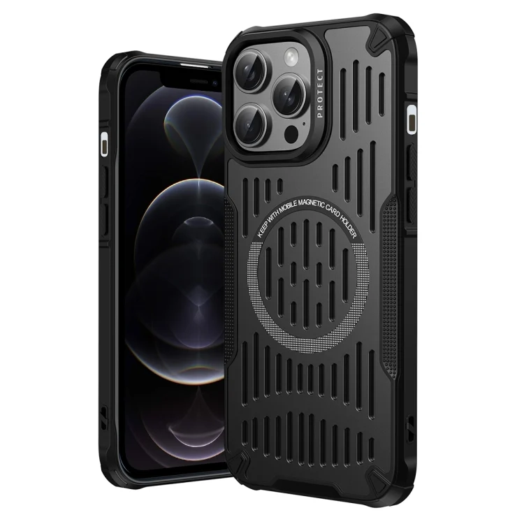 Ice Front Cooling MagSafe Magnetic Phone Case, For iPhone 12 Pro, For iPhone 15 Pro Max, For iPhone 13