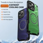 Ice Front Cooling MagSafe Magnetic Phone Case, For iPhone 12 Pro, For iPhone 15 Pro Max, For iPhone 13 - Image 2