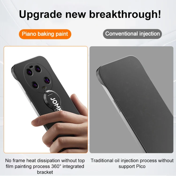 EDA007128906A_3.webp Baking Varnish 360 Rotate Holder No Frame PC Phone Case, For Xiaomi 13 Ultra, For Xiaomi 13 Pro, For Xiaomi 13 - Image 4