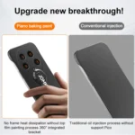 Baking Varnish 360 Rotate Holder No Frame PC Phone Case, For Xiaomi 14 Ultra, For Xiaomi 14 Pro, For Xiaomi 14 - Image 4