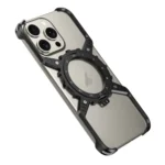 Mechanical Gear MagSafe Holder Borderless Metal Phone Case, For iPhone 15 / 14 / 13 - Image 8