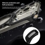 Mechanical Gear MagSafe Holder Borderless Metal Phone Case, For iPhone 15 / 14 / 13 - Image 6