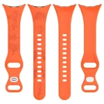 Laser Engraved Texture Silicone Watch Band - Image 9