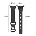 Laser Engraved Texture Silicone Watch Band - Image 3