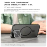 NILLKIN CamShield Prop MagSafe Magnetic Translucent PC Phone Case, For iPhone 16 Pro Max, For iPhone 16 Pro - Image 6