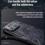 NILLKIN Black Rhino Prop MagSafe Magnetic PC Phone Case, For iPhone 16 Pro Max - Image 7