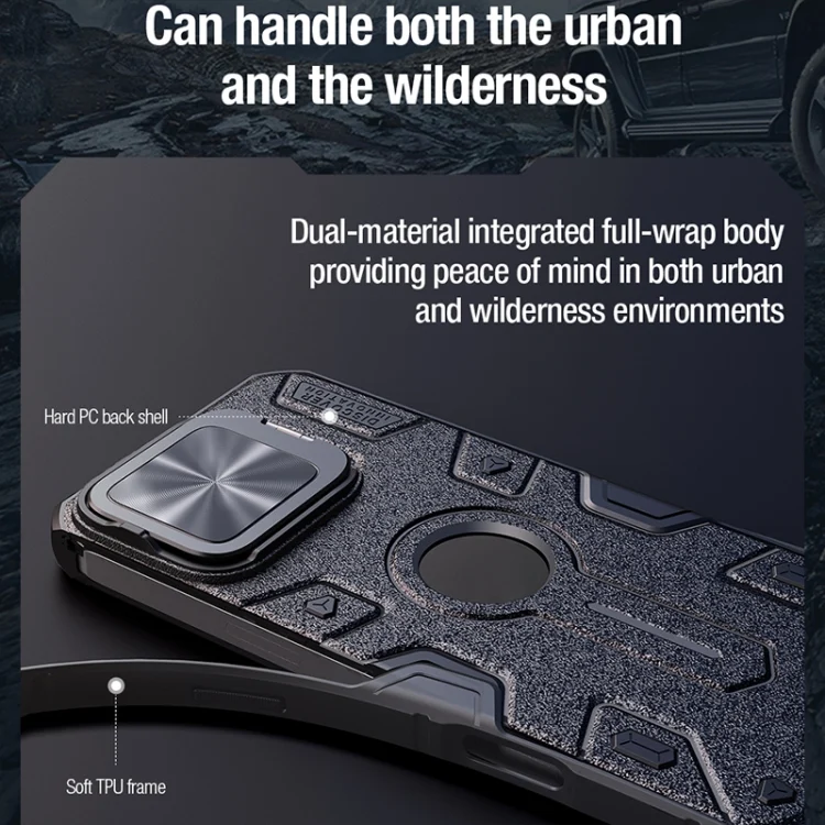 EDA007132001A_6.webp NILLKIN Black Rhino Prop MagSafe Magnetic PC Phone Case, For iPhone 16 Pro Max - Image 7