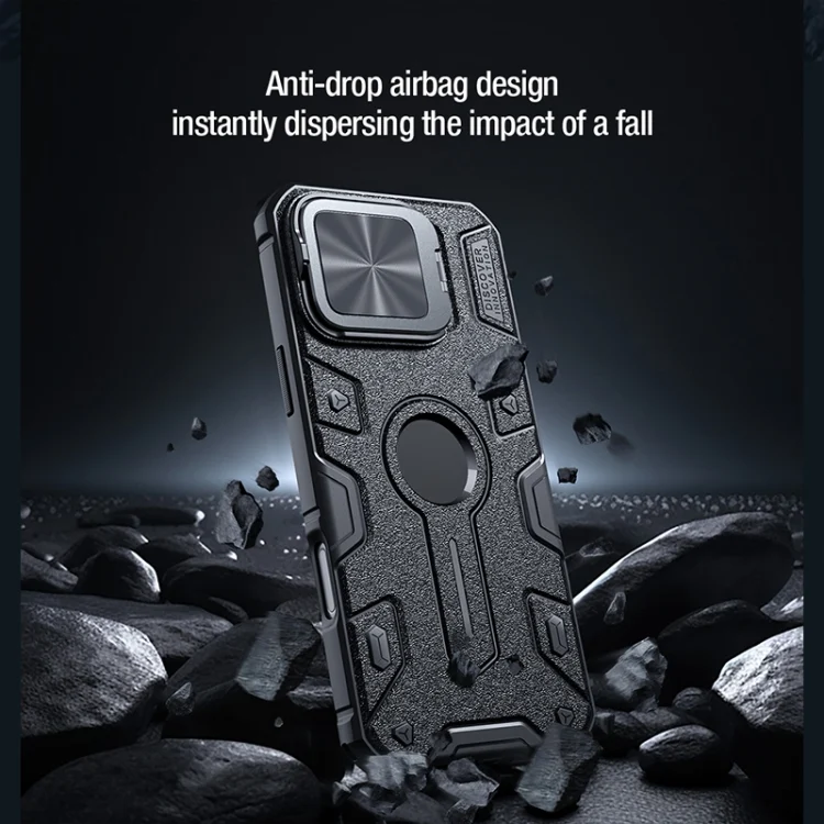 EDA007132001A_7.webp NILLKIN Black Rhino Prop MagSafe Magnetic PC Phone Case, For iPhone 16 Pro Max - Image 8