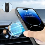 Denior A17 Genuine Leather Gear Magnetic Holder Phone Case, For iPhone 16 Pro Max, For iPhone 16 Pro, For iPhone 16 Plus, For iPhone 16 - Image 7