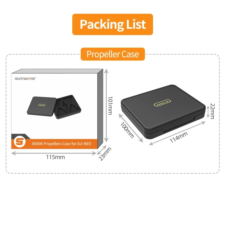 EDA007135601A_7.webp Sunnylife NEO Propellers Case Storage Mini Travel Case Box - Image 8