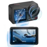 STARTRC 3 in 1 Lens Protector Front and Rear Screen Tempered Glass Films