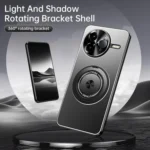 Rotating Holder Frosted Metal Phone Case, For Redmi K80 Pro, For Redmi K80, For Redmi K70 Ultra, For Redmi K60 Ultra, For Redmi K60 - Image 3