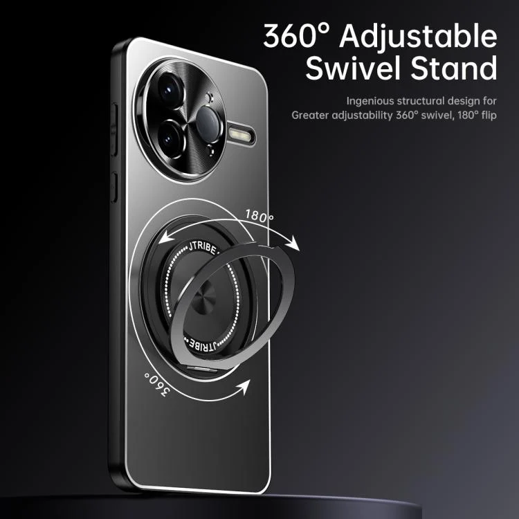 EDA007137605A_3.webp Rotating Holder Frosted Metal Phone Case, For Redmi K80 Pro, For Redmi K80, For Redmi K70 Ultra, For Redmi K60 Ultra, For Redmi K60 - Image 4